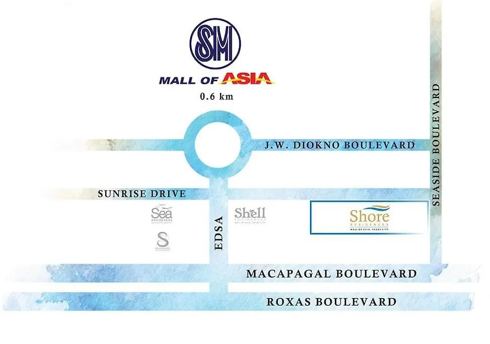 Apartment Staycation At Shore 1005 In Mall Of Asia Near Airport Manila
